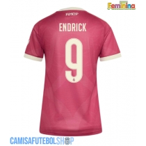 Camisa de time de futebol Real Madrid Endrick #9 Replicas 3º Equipamento Feminina 2026-27 Manga Curta